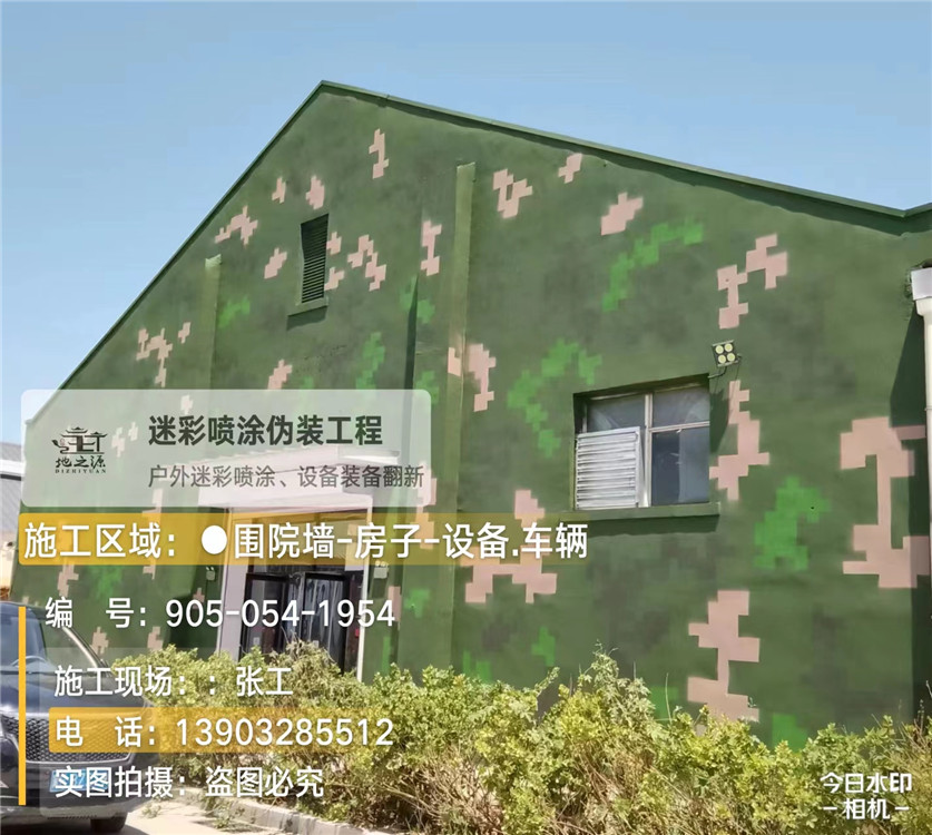 亳州外墙数码迷彩漆施工报价清单（100㎡标准墙面测算）